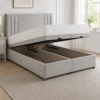 Auro Arbour ottoman storage bed in a styled bedroom