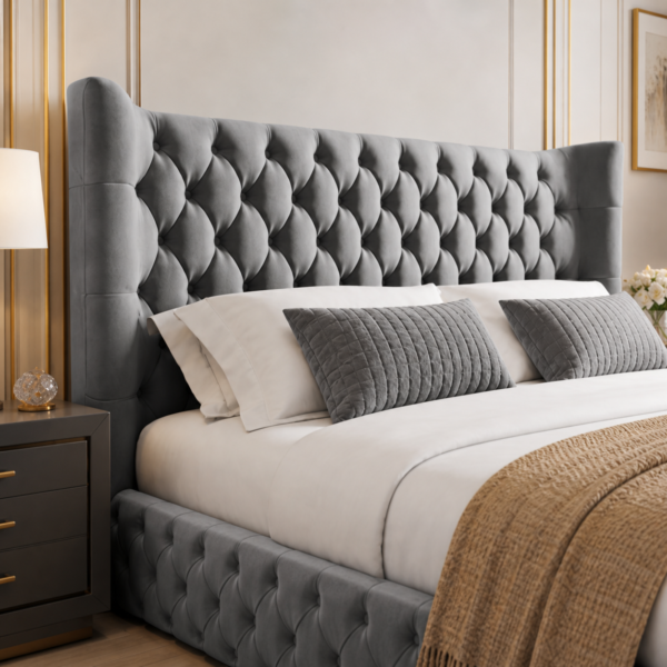 Auro Ashbourne Winged Bed gallery view