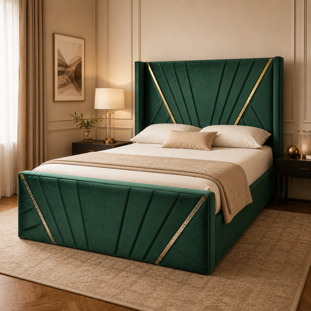 Front view of the Auro Aurelia Luxury Bed