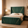 Headboard detail on the Auro Aurelia Luxury Bed