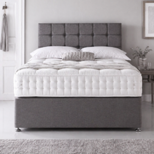 Auro Camden divan bed with upholstered finish