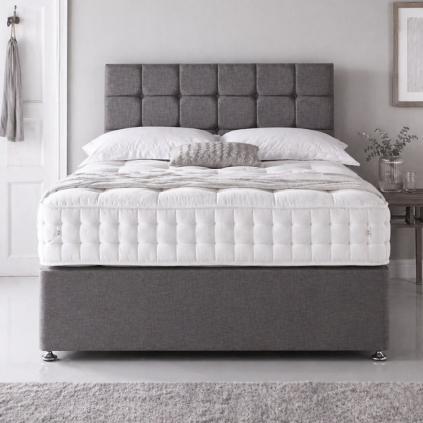 Auro Camden divan bed with upholstered finish