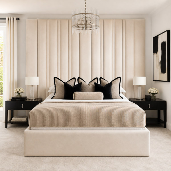 Front view of the Auro Elowen Luxury Bed