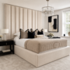 Auro Elowen Luxury Bed with statement upholstered headboard