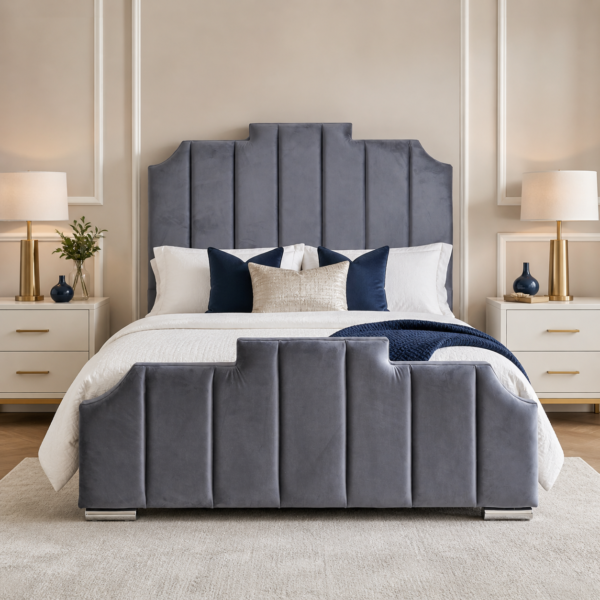 Auro Emerson Upholstered Bed with upholstered headboard