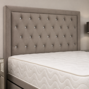Auro Hadley Ottoman Storage Bed with upholstered headboard and ottoman storage base