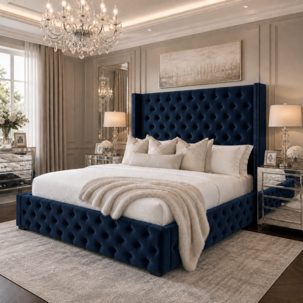 Headboard detail on the Auro Halston House Luxury Bed