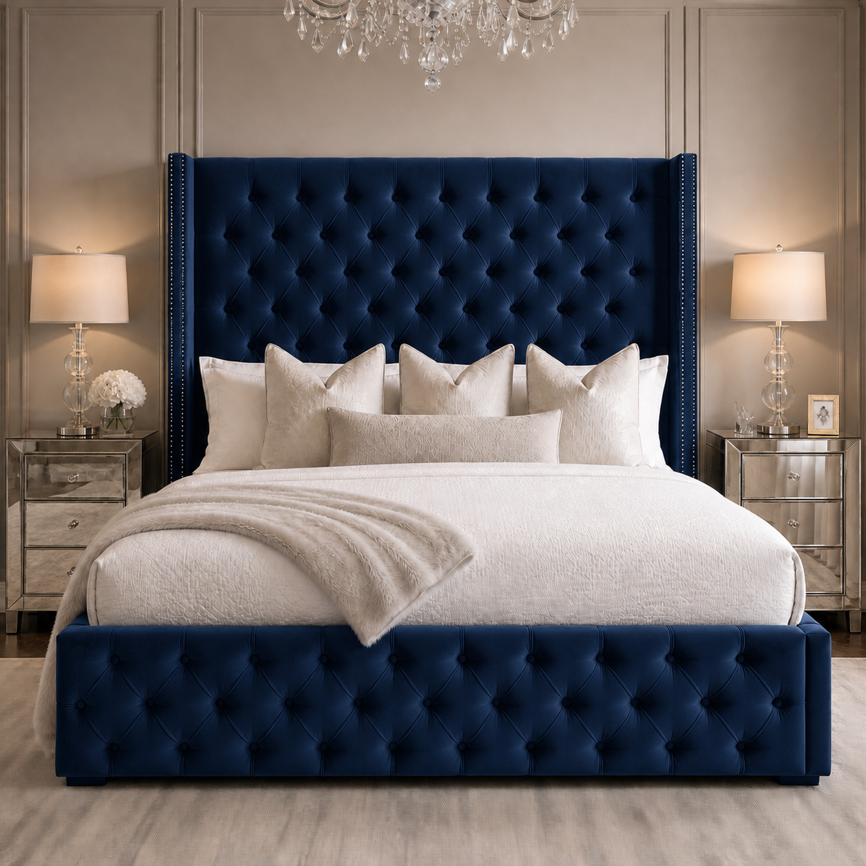 Auro Halston House Luxury Bed full bed view