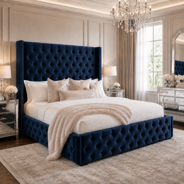 Auro Halston House Luxury Bed headboard detail