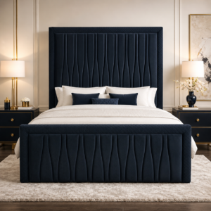 Auro Ivymere Luxury Bed with statement upholstered headboard