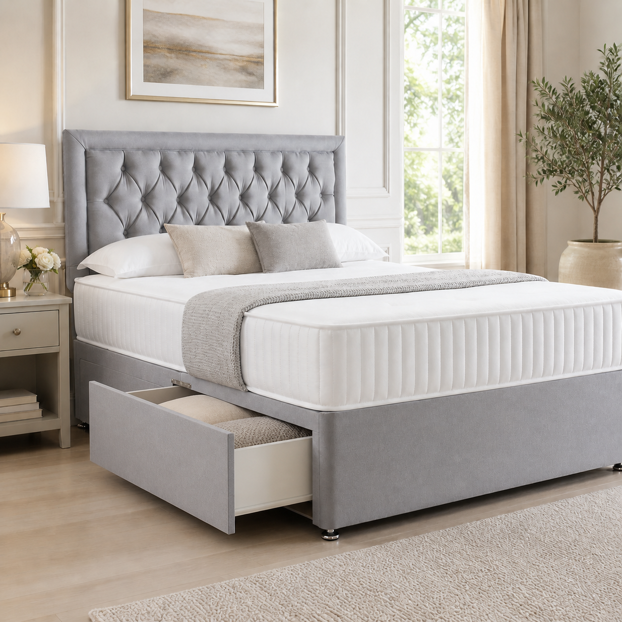 Auro Kensington Divan Bed full bed view