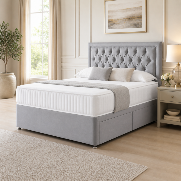Auro Kensington Divan Bed headboard detail