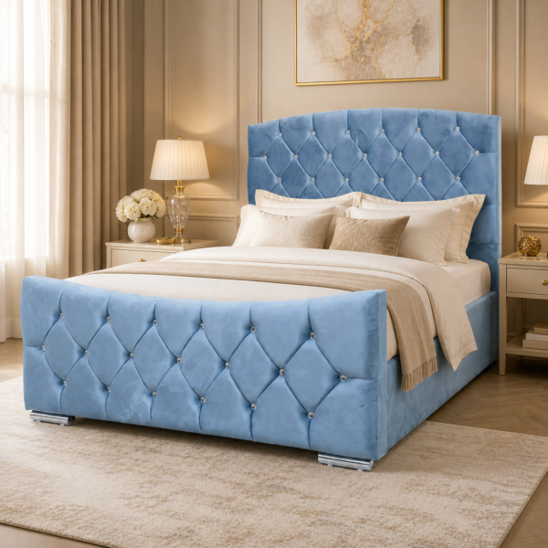 Auro Luna upholstered bed gallery view