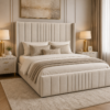 Front view of the Auro Madison Winged Bed