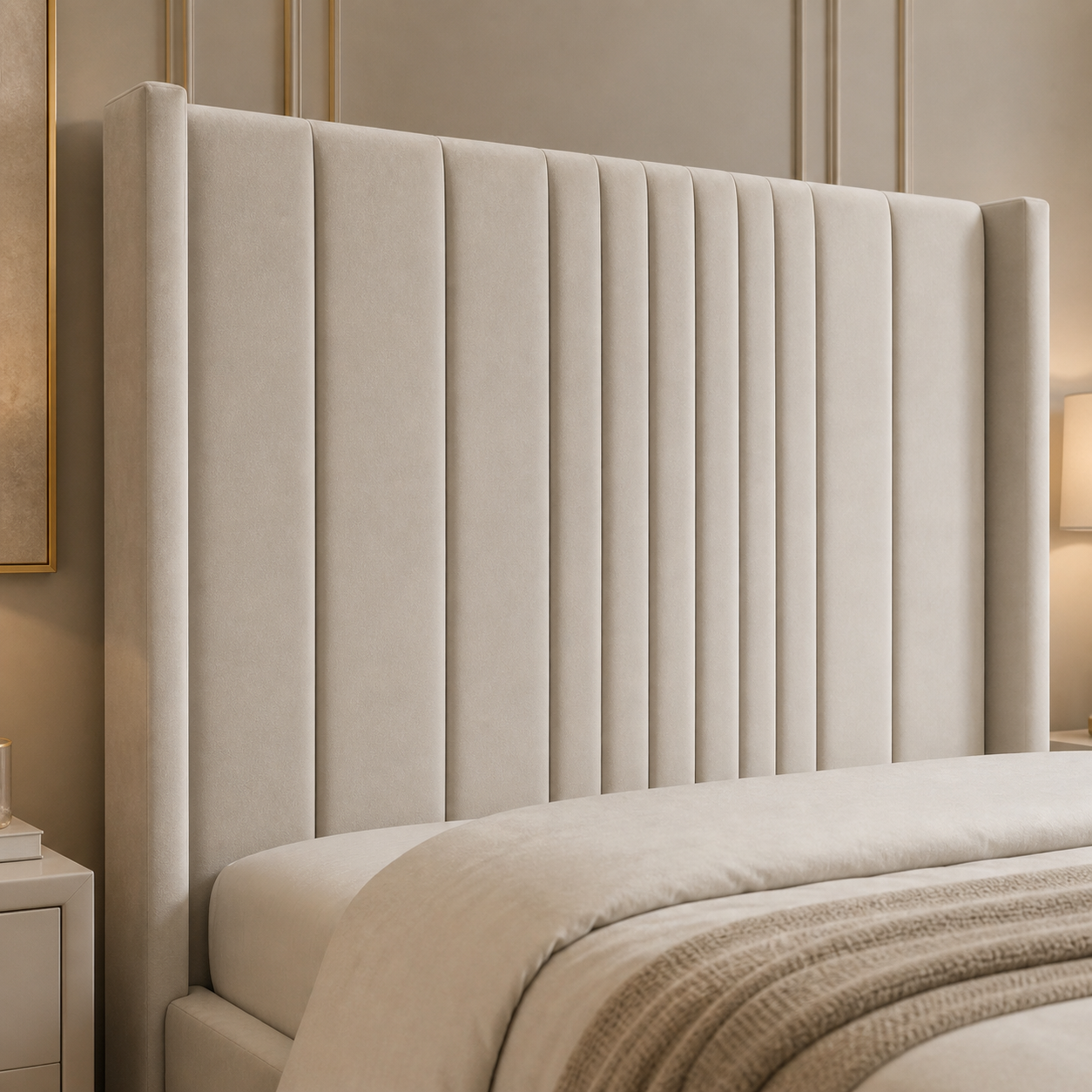 Auro Madison Winged Bed full bed view