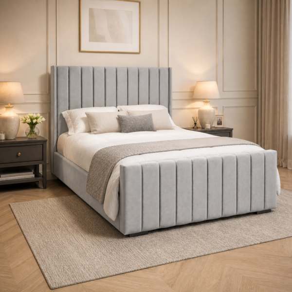 Front view of the Auro Ravello Wing Bed