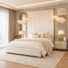 Front view of the Auro Seraphine luxury bed