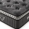 Auro Sleep Graphite Memory Luxury Pillow Top Mattress angled mattress view