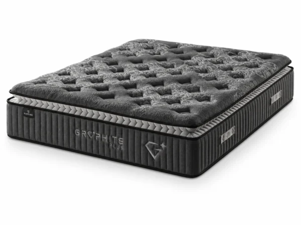 Auro Sleep Graphite Memory Luxury Pillow Top Mattress main mattress view