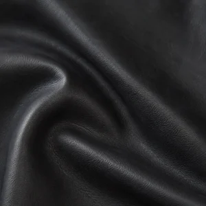 Auro Sleep Leather-look Black fabric swatch