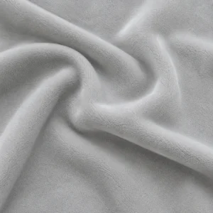 Auro Sleep Plush Silver Ice fabric swatch