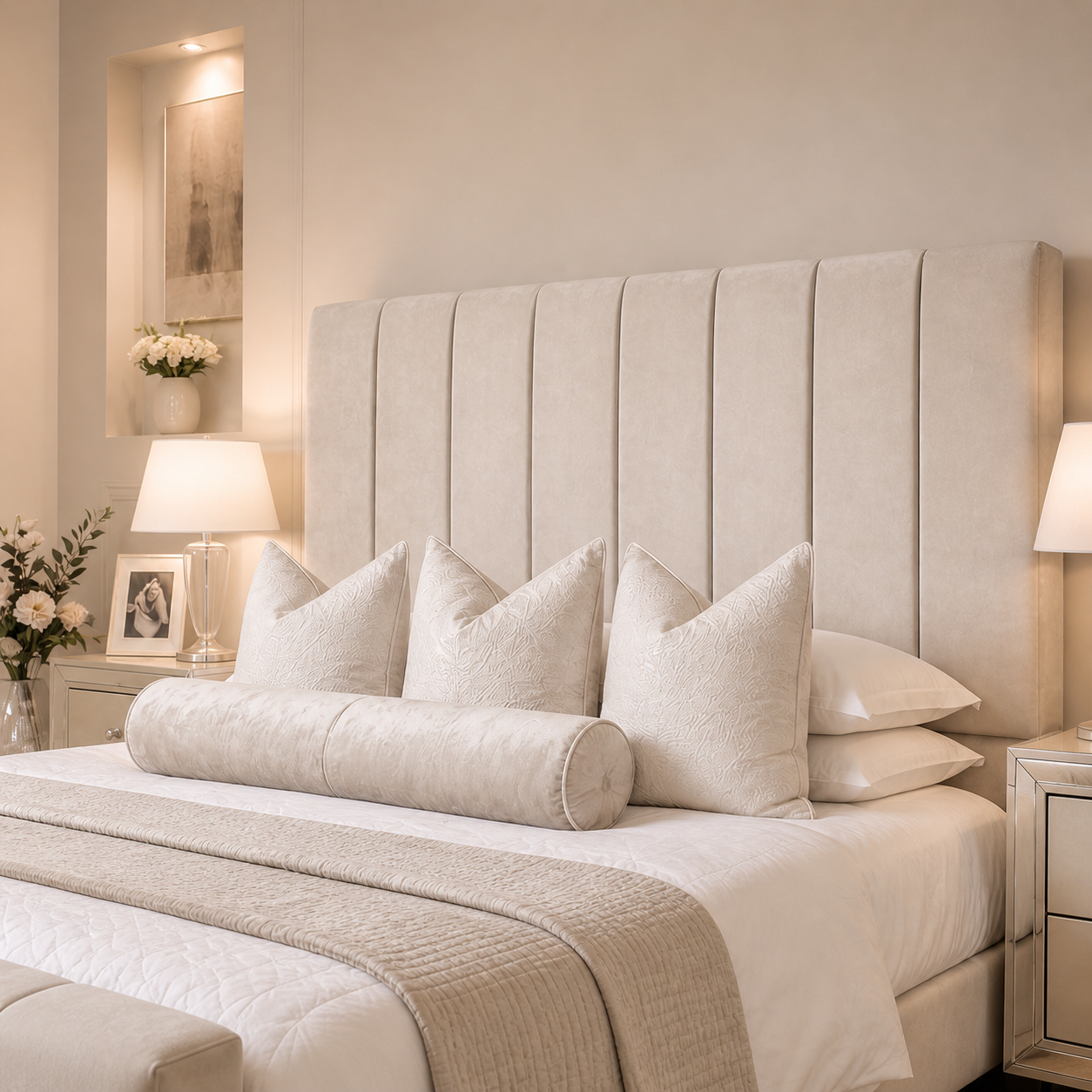 Auro Solenne Panel Bed full bed view