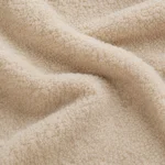 Teddy Boucle Latte fabric swatch