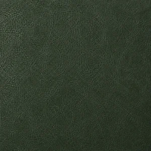 Green leather look fabric swatch - Auro Sleep